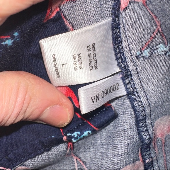 7th avenue NY &Co 3/4 length flamingo button up size L! - Picture 4 of 7